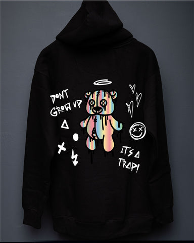 400017-DON'T GROW UP TEDDY Unisex Oversize Hoodie